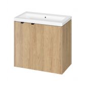 Cersanit Ovida S4047006 umywalka z szafką 80 cm dąb