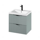 Cersanit Tirso S801544 umywalka z szafką 60 cm zieloną