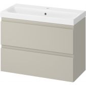 Cersanit Moduo S801595 umywalka z szafką 80 cm beżową