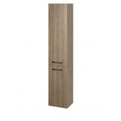 Cersanit Gala S926082DSM szafka 30x25x150 cm boczna wisząca orzech
