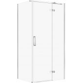 Cersanit City S584094 kabina prysznicowa 100x80 cm prostokątna chrom połysk/szkło przezroczyste