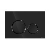 Cersanit Luna K970582 przycisk spłukujący do wc czarny