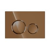 Cersanit Luna K970588 przycisk spłukujący do wc miedź