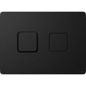 Cersanit Accento Square K97426 przycisk spłukujący do wc czarny