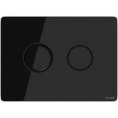 Cersanit Accento Circle S97053 przycisk spłukujący do wc czarny