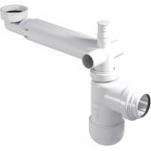 Cersanit S10001002 syfon do umywalki butelkowy biały
