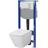 Cersanit City Square S701796 zestaw wc stelaż z miską i deską
