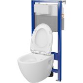 Cersanit Moduo S701814 zestaw wc stelaż z miską i deską
