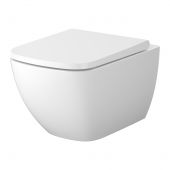 Cersanit Zen S701882 miska wc z deską wolnoopadającą wisząca bez kołnierza spłukiwanie wirowe biały połysk