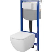 Cersanit Zen S701886 zestaw wc stelaż z miską i deską ze spłukiwaniem wirowym