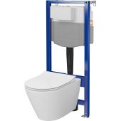 Cersanit City S701889 zestaw wc stelaż + miska + deska spłukiwanie wirowe
