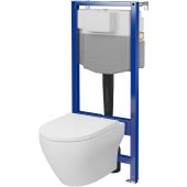 Cersanit Larga S701892 zestaw wc stelaż z miską i deską ze spłukiwaniem wirowym