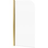 Cersanit Easy S1037002 parawan nawannowy 70 cm 1-częściowy złoty połysk/szkło przezroczyste