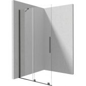 Deante Prizma KTJD32R ścianka prysznicowa walk-in 120 cm grafitowy /szkło przezroczyste