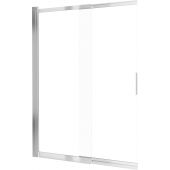 Deante Prizma KTJ073R parawan nawannowy 98.1 cm 2-częściowy chrom połysk/szkło przezroczyste