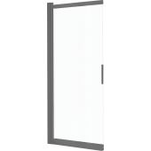Deante Prizma KTJD73R parawan nawannowy 91.8 cm 1-częściowy grafitowy mat/szkło przezroczyste