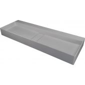 Deante Blur CQBSU1S umywalka 100x40 cm prostokątna nablatowa szary/kamień