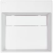 Deante Correo CQRAU4M umywalka 40x40 cm kwadratowa nablatowa biała