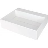Deante Correo CQRAU5M umywalka 50x40 cm prostokątna nablatowa biała