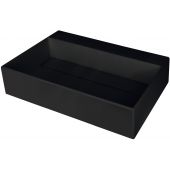Deante Correo CQRNU6M umywalka 60x40 cm prostokątna nablatowa czarna