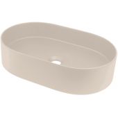 Deante Silia CQS5U6S umywalka 55x35 cm owalna nablatowa brąz/beż