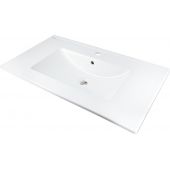 Deante Tubo CTU648M umywalka 81.5x47 cm prostokątna meblowa biała