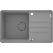 Deante Momi ZKMS113 zlewozmywak granitowy 78x50 cm szary/grafitowy/onyx