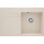 Deante Evora ZQJ511L zlewozmywak granitowy 76x50 cm beżowy