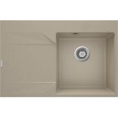 Deante Evora ZQJ711L zlewozmywak granitowy 76x50 cm beżowy