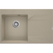 Deante Evora ZQJ711P zlewozmywak granitowy 76x50 cm beżowy