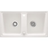 Deante Zorba ZQZA203 zlewozmywak granitowy 78x43.5 cm biały