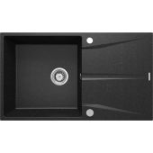 Deante Corio ZRC211A zlewozmywak granitowy 86x50 cm szary/grafitowy/onyx