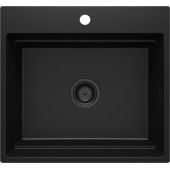 Deante Magnetic ZRMN10A zlewozmywak granitowy 56x52 cm czarny