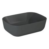 Elita Reni RE040460036010 umywalka 45.5x32.5 cm prostokątna nablatowa antracyt