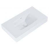 Elita Dimple RE040800025290 umywalka 80.6x46 cm prostokątna ścienna biała