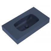 Elita Dimple RE040800027030 umywalka 80.6x46 cm prostokątna ścienna niebieska