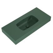 Elita Dimple RE041000027010 umywalka 100.8x46 cm prostokątna ścienna zielona