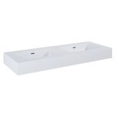 Elita Dimple RE041200025290 umywalka 121x46 cm prostokątna ścienna-podwójna biała