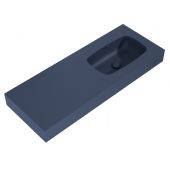 Elita Dimple RE041202027030 umywalka 121x46 cm prostokątna ścienna niebieska