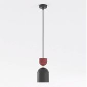 Emibig Gaudi 17371B lampa wisząca 1x10 W czarna