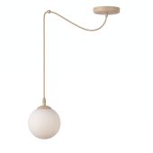 Emibig Gigi 18231 lampa wisząca 1x10 W beżowa