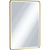Excellent Corido DOEXCO080060GB lustro 60x80 cm prostokątne z oświetleniem z matą grzewczą złoty