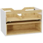 Excellent Tuto 2.0 MLEX2171800WHBL korpus szafki 80x46.5x50 cm podumywalkowa wisząca biała-dąb