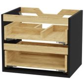 Excellent Tuto 2.0 MLEX2172600BKBL korpus szafki 60x46.5x50 cm podumywalkowa wisząca czarna-dąb
