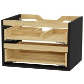 Excellent Tuto 2.0 MLEX2172800BKBL korpus szafki 80x46.5x50 cm podumywalkowa wisząca czarna-dąb