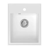 Ferro Stampo DRGS15040WH zlewozmywak granitowy 50x40 cm biały