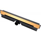 FDesign Kleome FD74046055 odpływ liniowy 60 cm czarny-złoty