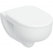 Geberit Selnova 503083001 miska wc z deską wolnoopadającą wisząca bez kołnierza spłukiwanie wirowe biały połysk