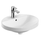 Geberit Variform 500712012 umywalka 50x45 cm owalna wpuszczana biała