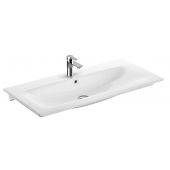 Geberit Selnova Square 500997001 umywalka 100x48 cm prostokątna meblowa-wpuszczana biała